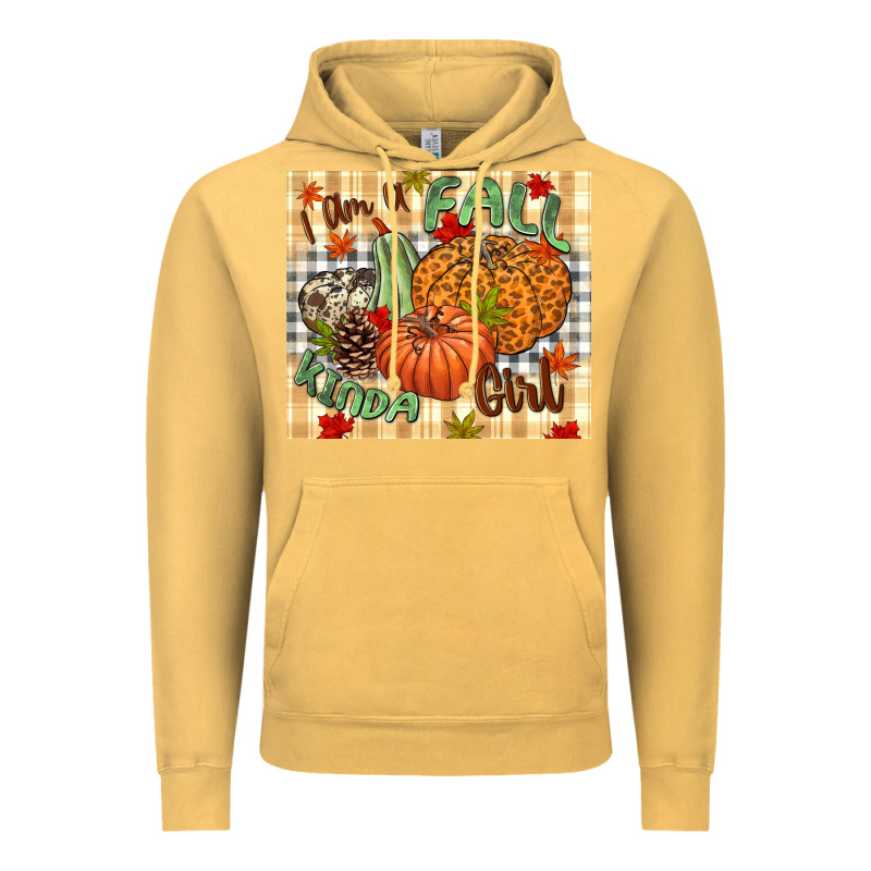 I Am A Fall Kinda Girl Pumpkin Fall Vintage Hoodie by NancyCooperArtShop | Teevron