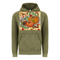 Vintage Olive I am a Fall kinda girl pumpkin Fall Vintage Hoodie - NancyCooperArtShop