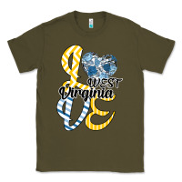 Army Green Love West Virginia Classic Tee - Bettercallsaul