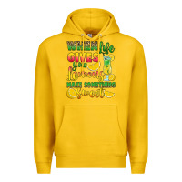 Lemon when life gives you lemons make something Premium Hoodie - RanaPortraitStore
