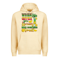 Pina Colada when life gives you lemons make something Premium Hoodie - RanaPortraitStore