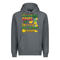 Rock when life gives you lemons make something Premium Hoodie - RanaPortraitStore