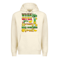 Sandshell when life gives you lemons make something Premium Hoodie - RanaPortraitStore