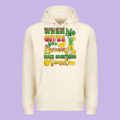 When Life Gives You Lemons Make Something Premium Hoodie Designed By Ranaportraitstore