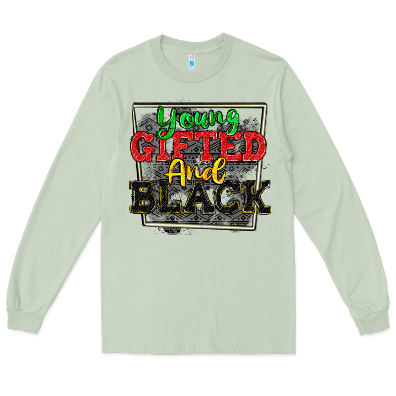 Young Gifted And Black Long Sleeve Tee by CowGirlArtShop | Teevron