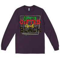 Plum young gifted and black Long Sleeve Tee - CowGirlArtShop