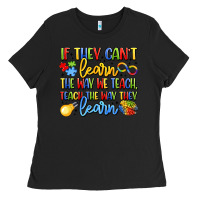 Black if they can't learn the way we teach teach the  wa Ladies Tee - LillyAllenDesigns