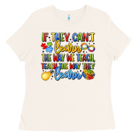 Bone if they can't learn the way we teach teach the  wa Ladies Tee - LillyAllenDesigns