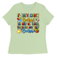 Matcha if they can't learn the way we teach teach the  wa Ladies Tee - LillyAllenDesigns