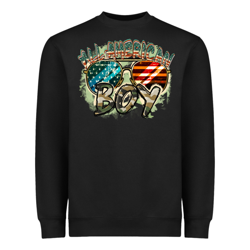 All American Boy 4th Of July Heavyweight Sweatshirt by FaDigitalArtStudio | Teevron