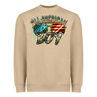 Mushroom All American boy 4th of july Heavyweight Sweatshirt - FaDigitalArtStudio