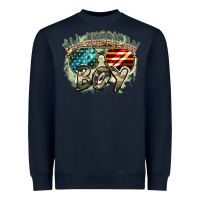 Navy All American boy 4th of july Heavyweight Sweatshirt - FaDigitalArtStudio