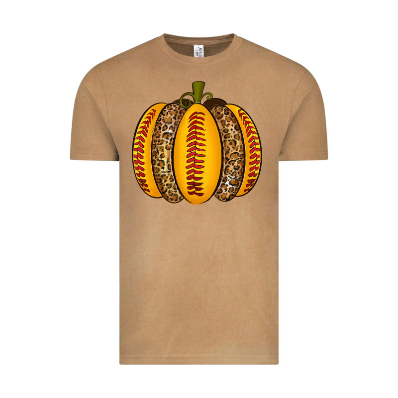 Softball Pumpkin Vintage Tee by texasbilliewilder | Teevron