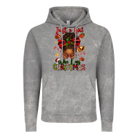 Cloud Rock just a girl who loves christmas afro messy bun Vintage Hoodie - texasbilliewilder