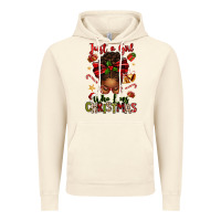 Vintage Artic just a girl who loves christmas afro messy bun Vintage Hoodie - texasbilliewilder