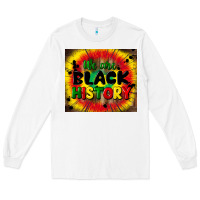 White we are black history Long Sleeve Tee - CowGirlArtShop