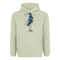 Matcha Louisiana Heron Heavyweight Hoodie - LillyAllenDesigns