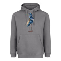 Storm Louisiana Heron Heavyweight Hoodie - LillyAllenDesigns