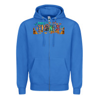 True Royal Happy thanksgiving Zipper Hoodie - CowhideDigitalArt