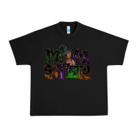 Black Momster with witch Urban Heavy Tee - NancyCooperArtShop