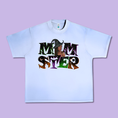 Momster With Witch Urban Heavy Tee Designed By Nancycooperartshop