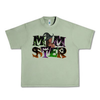 Oil Green Momster with witch Urban Heavy Tee - NancyCooperArtShop