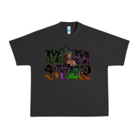 Pigment Black Momster with witch Urban Heavy Tee - NancyCooperArtShop