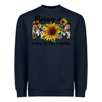 Navy Being a mom makes my life complete Mother's Day Heavyweight Sweatshirt - FaDigitalArtStudio