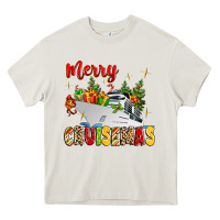 Cream merry cruisemas Heavy Core Tee - MaliasSmallBusiness