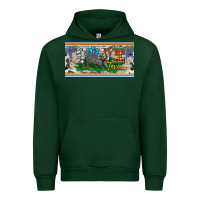 Forest Green love texas armadillo license plate Urban Hoodie - BarkalooDesign