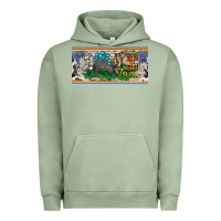 Pigment Oil Green love texas armadillo license plate Urban Hoodie - BarkalooDesign