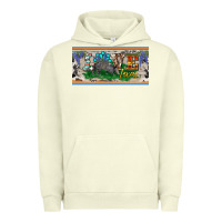 Pigment Pistachio love texas armadillo license plate Urban Hoodie - BarkalooDesign