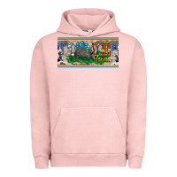 Pigment Salmon love texas armadillo license plate Urban Hoodie - BarkalooDesign