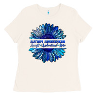 Bone autism awareness accept understand love blue Ladies Tee - LillyAllenDesigns