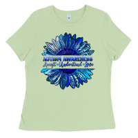 Matcha autism awareness accept understand love blue Ladies Tee - LillyAllenDesigns