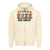 Sandshell Its Okay To Be Different Zipper Hoodie - CowhideDigitalArt