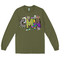 Army Green cma mardi gras certified medical assistant Long Sleeve Tee - CowGirlArtShop
