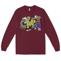 Burgundy cma mardi gras certified medical assistant Long Sleeve Tee - CowGirlArtShop