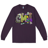 Plum cma mardi gras certified medical assistant Long Sleeve Tee - CowGirlArtShop