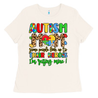 Bone autism mom some people look up to their heroes Ladies Tee - LillyAllenDesigns