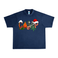 Navy Christmas camp Urban Heavy Tee - NancyCooperArtShop