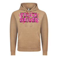 Breast Cancer Truck Driver Vintage Hoodie | Teevron