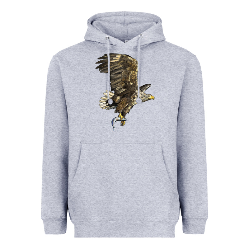 American White Sea Eagle Heavyweight Hoodie by LillyAllenDesigns | Teevron
