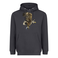 Smoke American White Sea Eagle Heavyweight Hoodie - LillyAllenDesigns