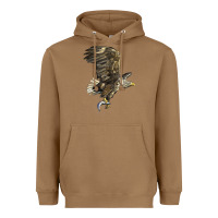 Toasted Coconut American White Sea Eagle Heavyweight Hoodie - LillyAllenDesigns