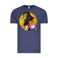 Vintage Denim Black Witch Vintage Tee - texasbilliewilder