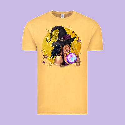 Black Witch Vintage Tee Designed By Texasbilliewilder