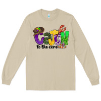 Mushroom cajun to the core mardi gras Long Sleeve Tee - CowGirlArtShop