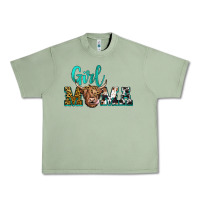 Oil Green girl mama Urban Heavy Tee - JahusDesignShop