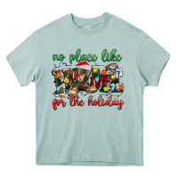 Arona no place like for the holiday Heavy Core Tee - MaliasSmallBusiness